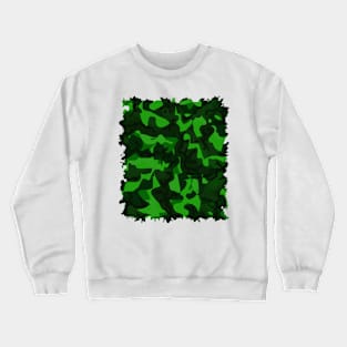 Jungle Camouflage Camo Army Pattern Crewneck Sweatshirt